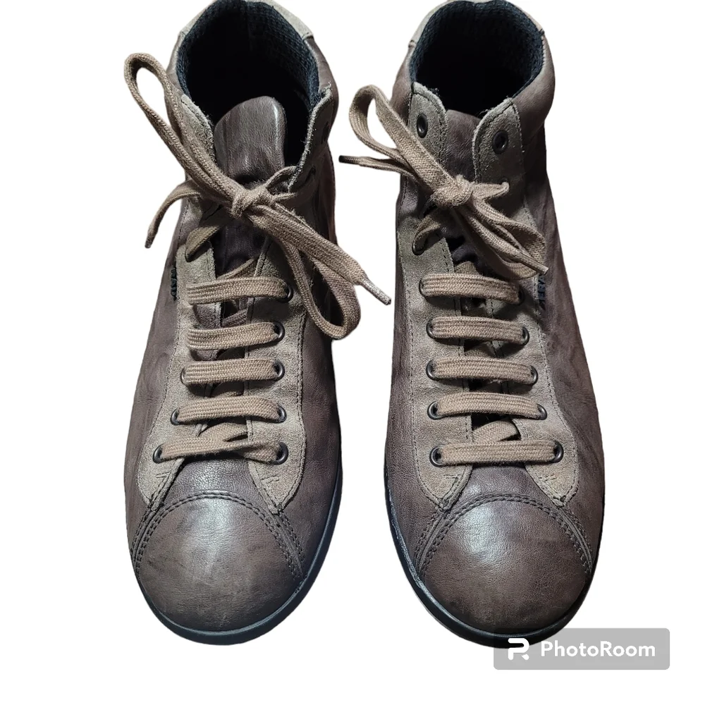 Frau Brown Leather Sneakers size 38